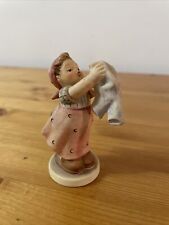 Goebel Hummel Figurine “Wash Day” Girl #321 4/0 W.Germany TMK6 1987 3.5” picture