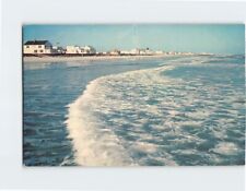 Postcard Cottages Along The Waterfront Ocean Surf at Stone Harbor New Jersey USA picture