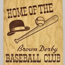 1940s Brown Derby Baseball Club Restaurant 3542 Belair Road Baltimore Maryland picture