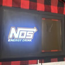 MONSTER-NOS ENERGY DRINK REIGN TOTAL BODY FUEL ENERGY RUBBER LED MAT 13 1/2 X 18 picture