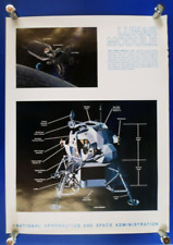 ORIGINAL 1969 - NASA APOLLO PROGRAM - LUNAR MODULE 30x40
