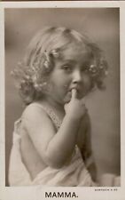RPPC Crying Baby with Curling Locks 1906 Bamforth & CO. 