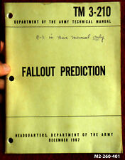 1967 FALLOUT PREDICTION, TM 3-210, Department of the Army Technical picture