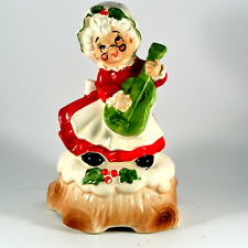 Vintage Lefton Mrs Claus Figurine 1748 Music Box Not Working As Is picture