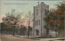 Coleman Memorial Building Sayre Pennsylvania Postcard picture