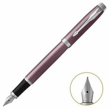 Outstanding Purple/White Clip Parker Pen IM Series Medium (M) Nib Fountain Pen picture