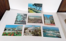 13 Vintage 1990s U.S.S. R. Russia Postcards, Buildings, Beaches, Ships, People picture