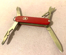 Genuine Victorinox Rambler Swiss Army 58mm Red Multi Tool Knife -- Great Cond. picture