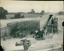 Bridging new St. Albans by-pass. - Vintage Photograph 1925536 picture