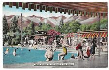 Patio Springs, Eden Utah c1940's El Patio Del Rancho, swimming pool picture