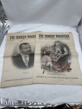 Two The Modern Woodman Fraternal Magazine Paper 1911 August October picture