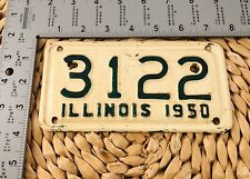 1950 Illinois MOTORCYCLE License Plate ALPCA Harley BMW Indian Norton 3122 picture