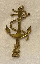 Superb Quality Solid Polished Brass Nautical Anchor Lamp Finial 4'' Tall picture