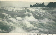 The Rapids Above the Falls Antique Postcard Vintage Post Card picture