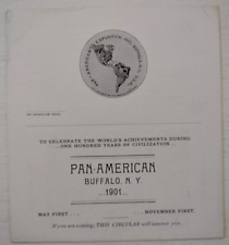 1901 Pan American Exposition Buffalo NY / Lodging Advertisement Illustrated picture