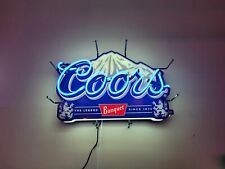 Neon Light Sign Lamp For Coors Banquet Beer 20