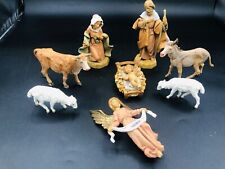 Fontanini Depose VNTG 9 Piece Italy Nativity set 1983 and 1991 picture