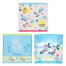 Japan Tokyo Disney Resort Store SUISUI Summer Mini Towel Set 3 PCS Chip & Dale picture