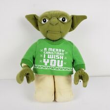 Lego Star Wars YODA Plush 11in Holiday Ugly Christmas Sweater Stuffed Toy EUC picture