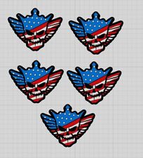 Cody Rhodes The American Nightmare Vinyl Sticker Set Of 4, 5th FREE, Multi Color picture