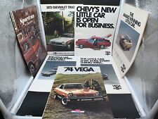 Seven Vintage Chevrolet Vega, El Camino And Sportvan Brochures picture