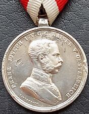 ✚11142✚ Austro-Hungarian WW1 Bravery Medal Silver Franz Joseph I. Tautenhayn picture