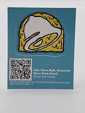 2021 Taco Bell Rewards Promo Sticker 3.5”x3