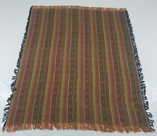 Vintage Dutch Paisley Beautiful Multicolor Wool Shawl 142x123cm picture