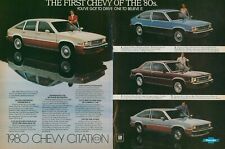 1979 1980 Chevy Citation Hatchback Sedan Club Coupe X11 Vintage Print Ad SI3 picture