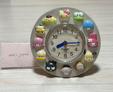 Vintage Sanrio Characters Table Clock Hello Kitty & Friends Retro 1999 Japan picture