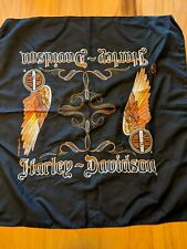 Vintage 1985 Harley Davidson  Bandana  Emblem Licensed Eagle Wing picture