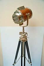Antique nautical  Designer Floor Lamp Tripod Searchlight  Home Decor Spot Light picture
