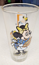 Vintage Walt Disney Productions Minnie Mouse Glass 1978 Happy B'Day Mickey picture