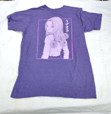 Uzumaki The Spiral Junji Ito Anime Men's M Purple Short Sleeved T-Shirt picture