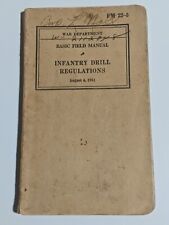 Vintage 1941 War Dept Basic Field Manual Infantry Drill Regulations picture