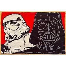 Star Wars Lucas Film Darth Vader & Storm Trooper Pillow Case picture