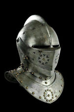 Medieval Knight Tournament Close Armor Helmet Replica best look 18GA SCA LARP picture