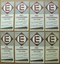 EL ERIE LACKAWANNA 1960s Timetable Lot #2: 8 issues, 1961-69  **CLEARANCE** picture