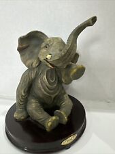 Vintage Rubg’s Collection-Elephant Crying Resin Statue picture