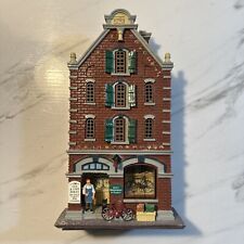 Lemax Essex Street Facade Dirk’s Bikes 1763 Lighted Blinking #55999 With Box picture