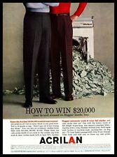 1959 Acrilan Haggar Men's Slacks $20,000 Contest Whirlpool Washer Dryer Print Ad picture