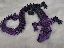 Articulated Crystal Wolf Dragon 27 Inch Pink/Black Dual-Color picture