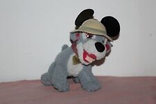Vint. Disney Tramp wooly Plush wearing Safari hat w/Mickey ears SH4 picture