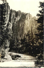 RPPC Cimarron Canyon,NM Palisades New Mexico Real Photo Post Card Vintage picture