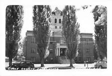 RPPC Exterior View Crook County Courthouse Prineville Oregon Real Photo Postcard picture