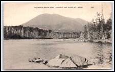 Postcard Mountain Brook Pond, Kokadjo And Baker Mt., Maine  ME D70 picture