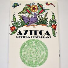 Vintage 1989 Azteca Mexican Restaurant Menu Northgate Way Seattle Washington picture