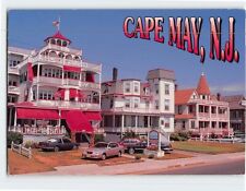 Postcard A group of Victorian buildings in Beach Avenue Cape May New Jersey USA picture