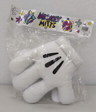 Disney MICKEY MITTS Mickey Mouse Mitts Oversized White Plush Gloves NEW SEALED picture