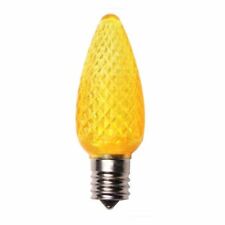 25 YELLOW C9 LED Faceted Christmas Light Bulbs C9 LED Bulb Dimmable picture